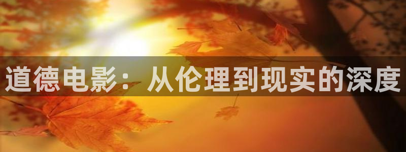 玖玖熱視頻精品：道德電影：從倫理到現實的深度